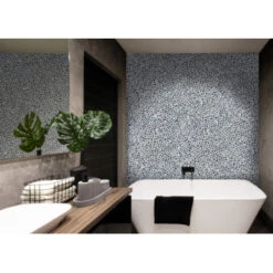 Nature Stone Pebble Antraciet 30x30 Cm 1 M² -Badkamer Winkel 123 1140