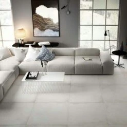 Vloertegel Ballerup Wit 60x60 Cm 1,44 M² -Badkamer Winkel 123 1165