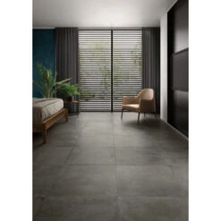 Vloertegel/wandtegel Bergen Antraciet 60x60 Cm 1,44m² -Badkamer Winkel 123 1270