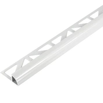 Tegelprofiel Kwartrond Aluminium Wit 8 Mm 3 Tegelprofiel Kwartrond Aluminium Wit 8 Mm