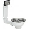 Viega Gootsteenplug Met Overloop Korfplug 90 Mm -Badkamer Winkel 123 1304