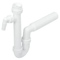 Sanivesk Universele Sifon 6/4x40mm Wit -Badkamer Winkel 123 1317