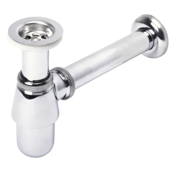 Sanivesk Plugbekersifon 5/4x32mm Chroom 5 Sanivesk Plugbekersifon 5/4x32mm Chroom - Afbeelding 3