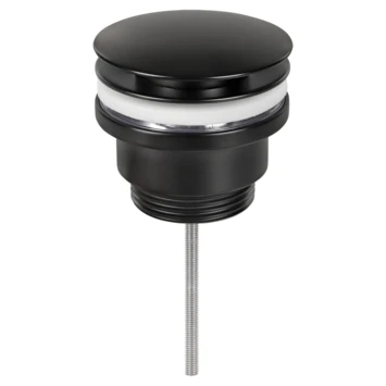 Differnz Wastafelafvoerploeg Click Pop-up Zwart 3 Differnz Wastafelafvoerploeg Click Pop-up Zwart