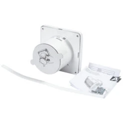 Sanivesk Stille Inbouwventilator Standaard Wit Ø 100 Mm -Badkamer Winkel 123 1438