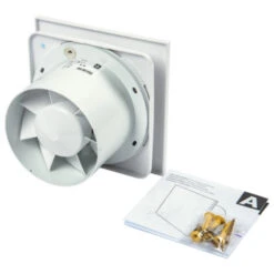 Sanivesk Inbouwventilator Design Vierkant Met Vochtsensor Wit Ø 125 Mm 7 Sanivesk Inbouwventilator Design Vierkant Met Vochtsensor Wit Ø 125 Mm -Badkamer Winkel 123 1443
