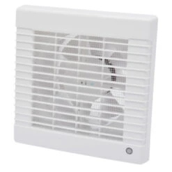 Sanivesk Inbouwventilator Standaard Met Timer Wit Ø 150 Mm