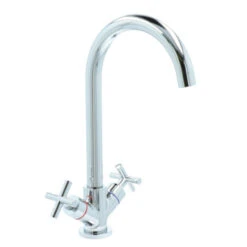 Aqualino Keukenkraan Ceronda 2-knops Chroom -Badkamer Winkel 123 158