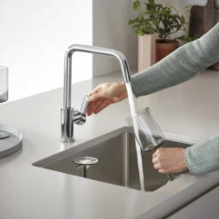 Grohe Keukenkraan Start Hoge U-uitloop QuickFix Chroom -Badkamer Winkel 123 185