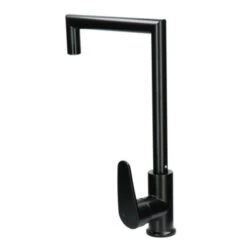 Absolut Keukenkraan Fasso Met Hendel Zwart -Badkamer Winkel 123 229