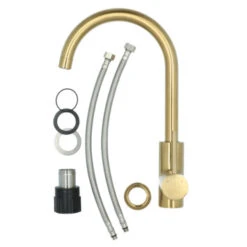 Atlantic Keukenkraan Colin Met Hendel Messing -Badkamer Winkel 123 254