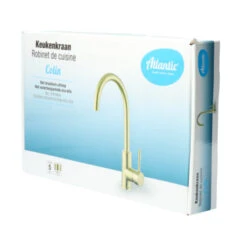 Atlantic Keukenkraan Colin Met Hendel Messing -Badkamer Winkel 123 255