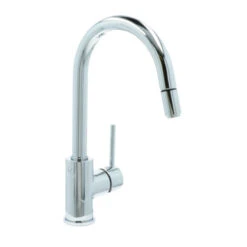 Atlantic Keukenkraan Jeremy Met Hendel En Uittrekbare Sproeikop Chroom -Badkamer Winkel 123 301