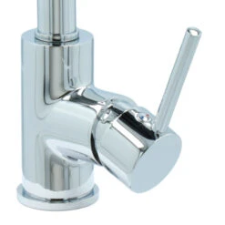 Atlantic Keukenkraan Jeremy Met Hendel En Uittrekbare Sproeikop Chroom -Badkamer Winkel 123 304