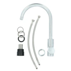 Atlantic Keukenkraan Colin Met Hendel RVS 25 Atlantic Keukenkraan Colin Met Hendel RVS -Badkamer Winkel 123 319