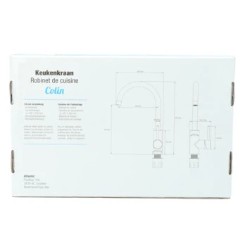 Atlantic Keukenkraan Colin Met Hendel RVS 15 Atlantic Keukenkraan Colin Met Hendel RVS - Afbeelding 13