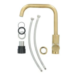 Handson Keukenkraan Olivier Met Hendel Messing 25 Handson Keukenkraan Olivier Met Hendel Messing -Badkamer Winkel 123 332