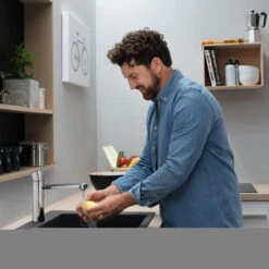 Hansgrohe Keukenkraan Focus M43 Met Hendel Chroom 120 -Badkamer Winkel 123 365