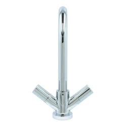 Aqualino Keukenkraan Fortore 2-knops Chroom -Badkamer Winkel 123 373