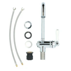 Atlantic Keukenkraan Charles Met Hendel Chroom -Badkamer Winkel 123 38