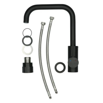 Handson Keukenkraan Olivier Met Hendel Mat Zwart 14 Handson Keukenkraan Olivier Met Hendel Mat Zwart - Afbeelding 12