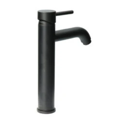 Atlantic Wastafelkraan Spencer Met Hendel Zwart -Badkamer Winkel 123 401