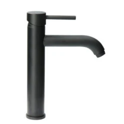 Atlantic Wastafelkraan Spencer Met Hendel Zwart -Badkamer Winkel 123 402