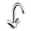 Hansgrohe Wastafelkraan MyCube 2-knops Chroom -Badkamer Winkel 123 410