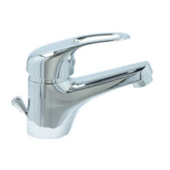 Handson Wastafelkraan Ralph Met Waste Chroom -Badkamer Winkel 123 427