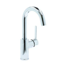 Atlantic Wastafelkraan Micah Met Hendel Chroom -Badkamer Winkel 123 445