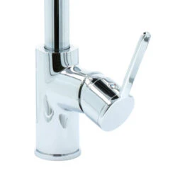 Atlantic Wastafelkraan Micah Met Hendel Chroom -Badkamer Winkel 123 448