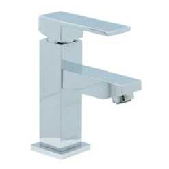 Aqualino Wastafelkraan Panaro Met Hendel En Waste Chroom -Badkamer Winkel 123 473