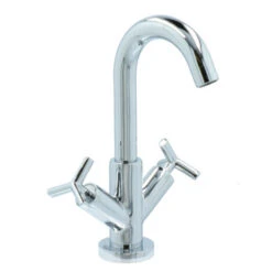 Absolut Wastafelkraan Post 2-knops Chroom -Badkamer Winkel 123 496