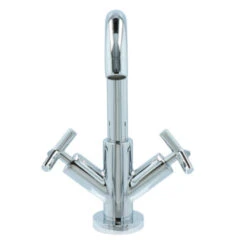 Absolut Wastafelkraan Post 2-knops Chroom -Badkamer Winkel 123 497