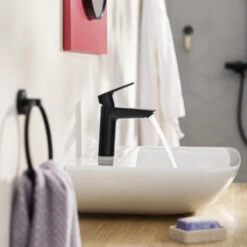 Grohe Wastafelkraan Start M-size QuickFix Mat Zwart -Badkamer Winkel 123 514