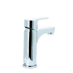 Atlantic Wastafelkraan Parker Met Hendel Chroom -Badkamer Winkel 123 550