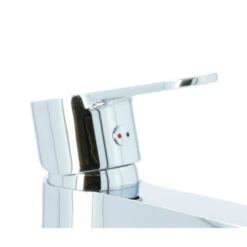 Atlantic Wastafelkraan Parker Met Hendel Chroom -Badkamer Winkel 123 554