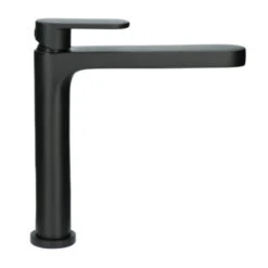 Absolut Wastafelkraan Iode Medium Met Hendel En Waste Zwart 18 Absolut Wastafelkraan Iode Medium Met Hendel En Waste Zwart -Badkamer Winkel 123 592