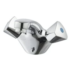 OK Wastafelkraan 2 Knops Ketting Chroom