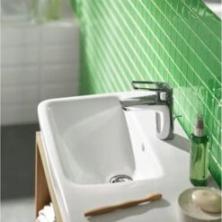 Hansgrohe Wastafelkraan Logis Loop 100 Met Hendel En Waste Chroom -Badkamer Winkel 123 618