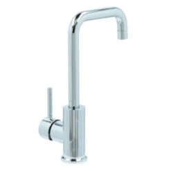 Absolut Wastafelkraan Haiti Met Hendel En Pop-up Afvoerplug Chroom -Badkamer Winkel 123 626