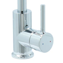 Absolut Wastafelkraan Haiti Met Hendel En Pop-up Afvoerplug Chroom -Badkamer Winkel 123 630