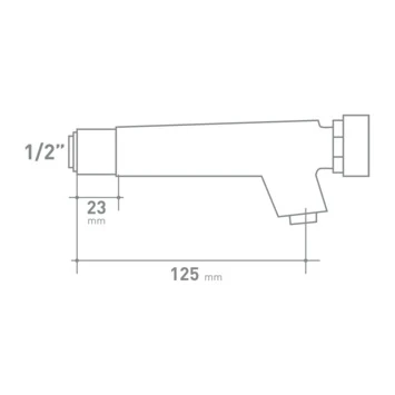 Van Marcke Fonteinkraan Lock Met Drukknop Chroom 4 Van Marcke Fonteinkraan Lock Met Drukknop Chroom - Afbeelding 2