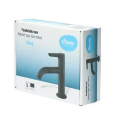 Atlantic Fonteinkraan Riley Met Hendel Zwart -Badkamer Winkel 123 683