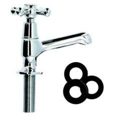 Handson Fonteinkraan Louise Met Draaiknop Chroom 23 Handson Fonteinkraan Louise Met Draaiknop Chroom -Badkamer Winkel 123 701