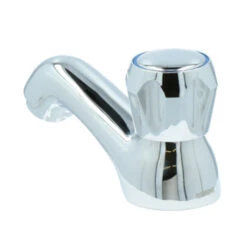 Handson Fonteinkraan Thomas Lage Uitloop Met Draaiknop Chroom -Badkamer Winkel 123 706