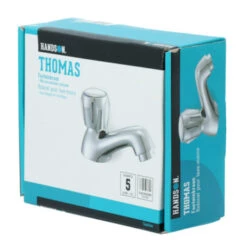 Handson Fonteinkraan Thomas Lage Uitloop Met Draaiknop Chroom -Badkamer Winkel 123 713