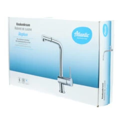 Atlantic Keukenkraan Stephen Met Hendel En Uittrekbare Sproeikop Chroom -Badkamer Winkel 123 74