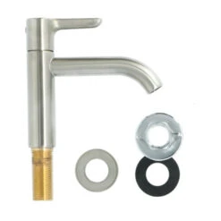 Atlantic Fonteinkraan Riley Met Hendel RVS 21 Atlantic Fonteinkraan Riley Met Hendel RVS -Badkamer Winkel 123 751