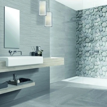 Wandtegel Arezzo Grijs 20x50 Cm 1,2 M² 4 Wandtegel Arezzo Grijs 20x50 Cm 1,2 M² - Afbeelding 2